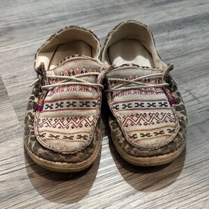 Tribal Patterned Hey Dudes